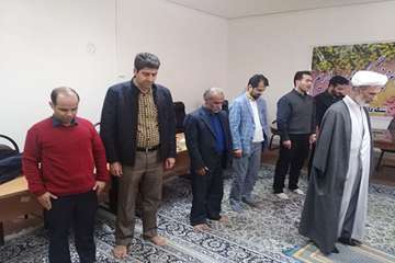بازدید سرپرست دفتر نمایندگی ولی فقیه ودبیر اقامه نماز اداره کل دامپزشکی استان سمنان در راستای مصبوبا